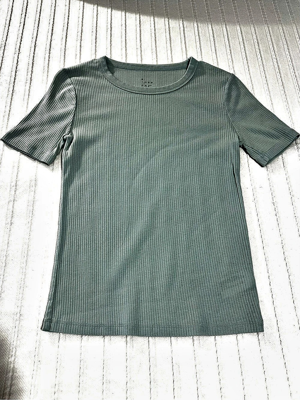 a new day Short Sleeve Ribbed Tees bundle